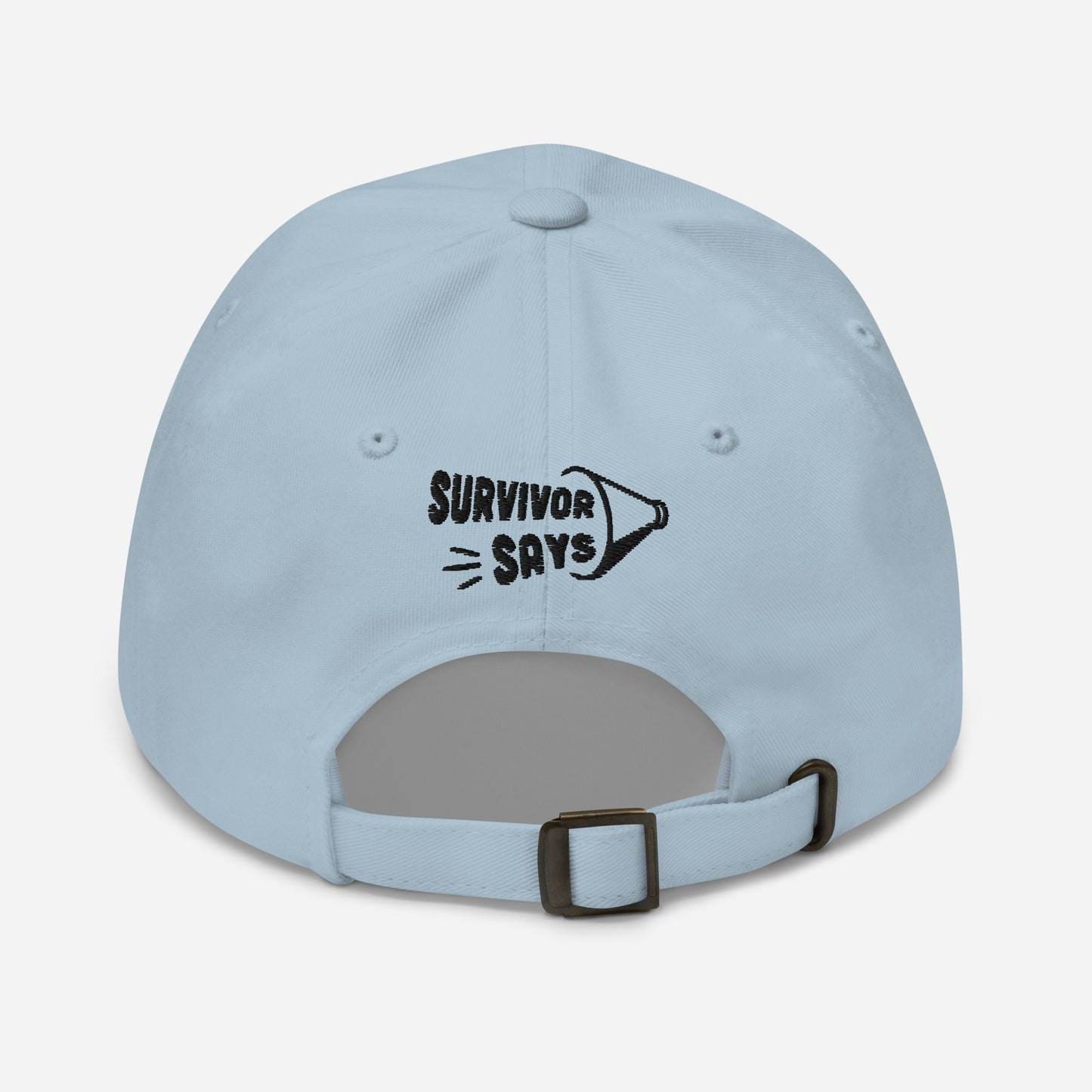 Survivor Says Black Logo