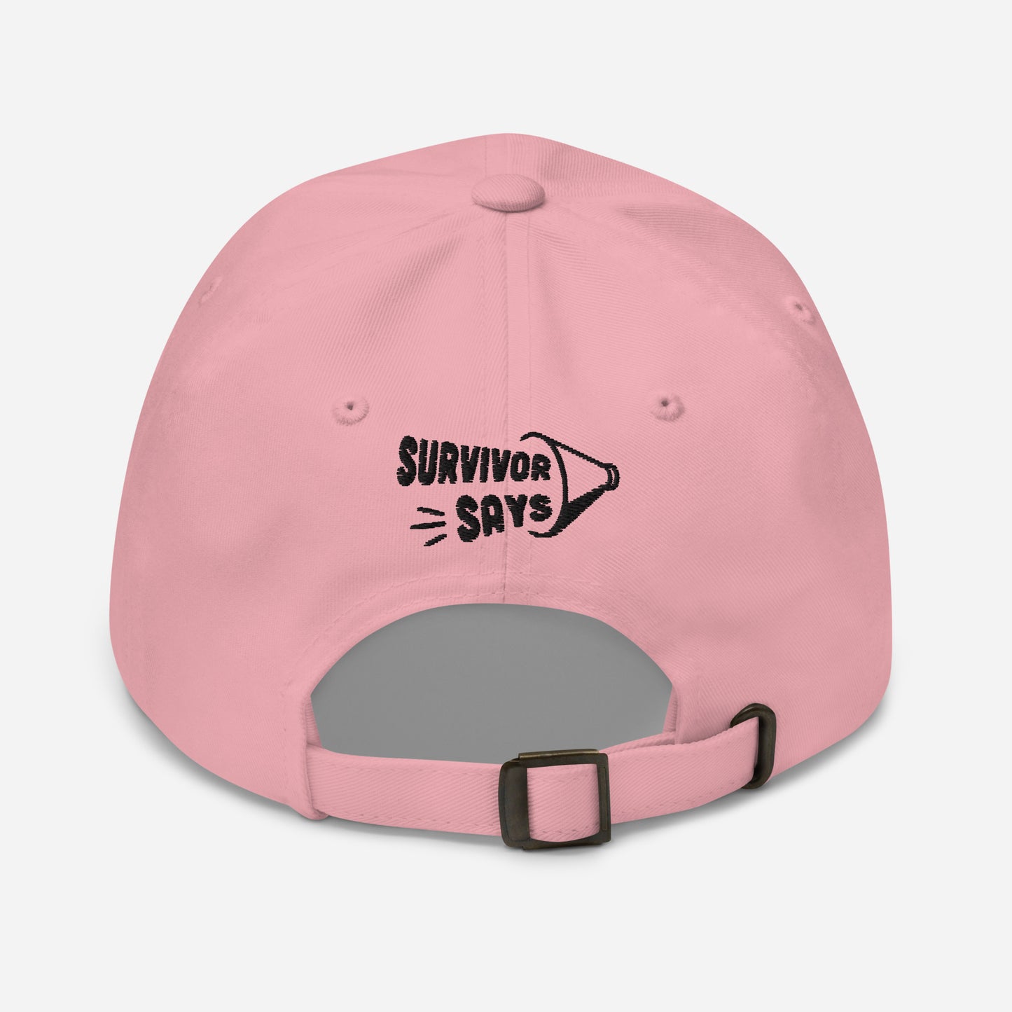 Survivor Says Black Logo