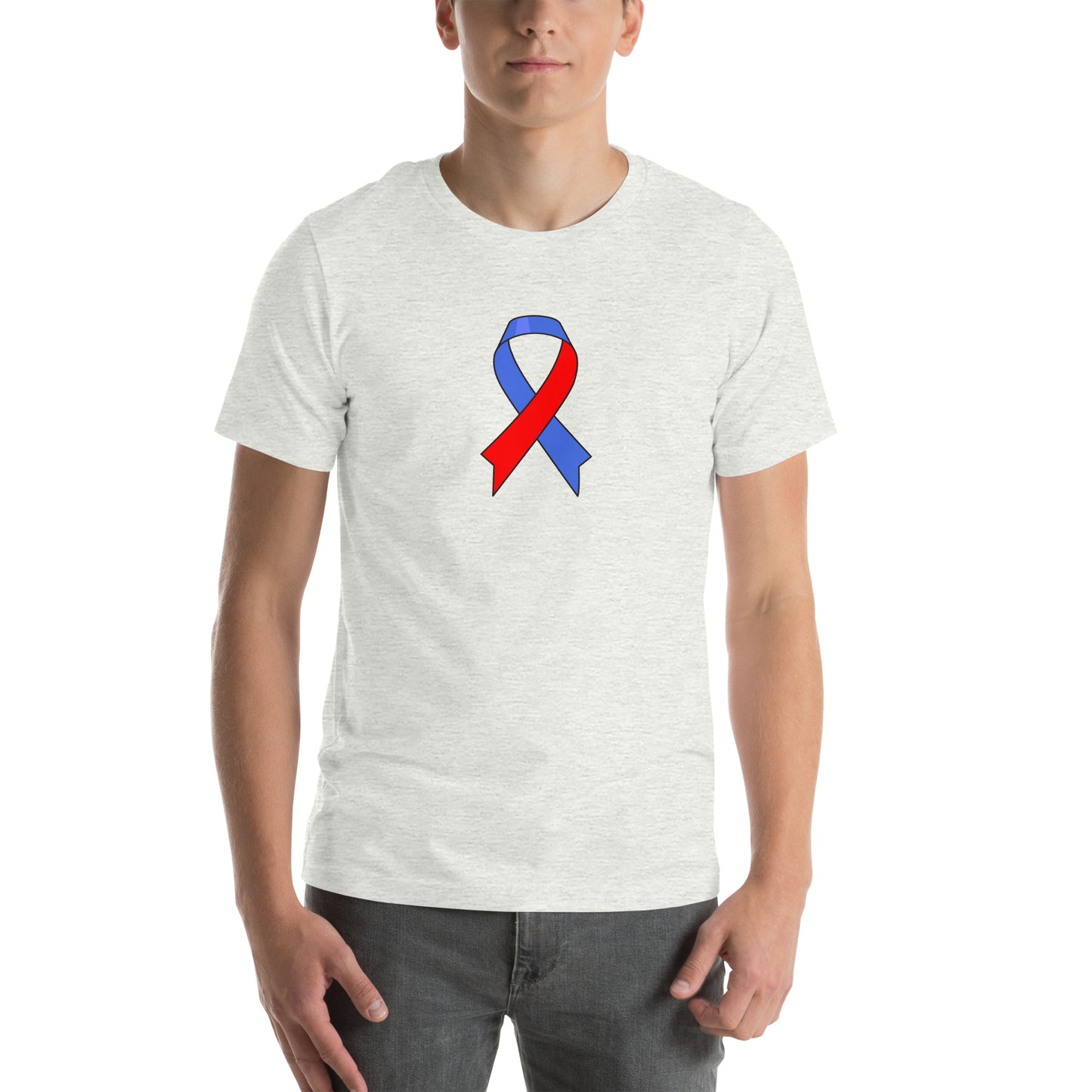 Blue and Red Ribbon