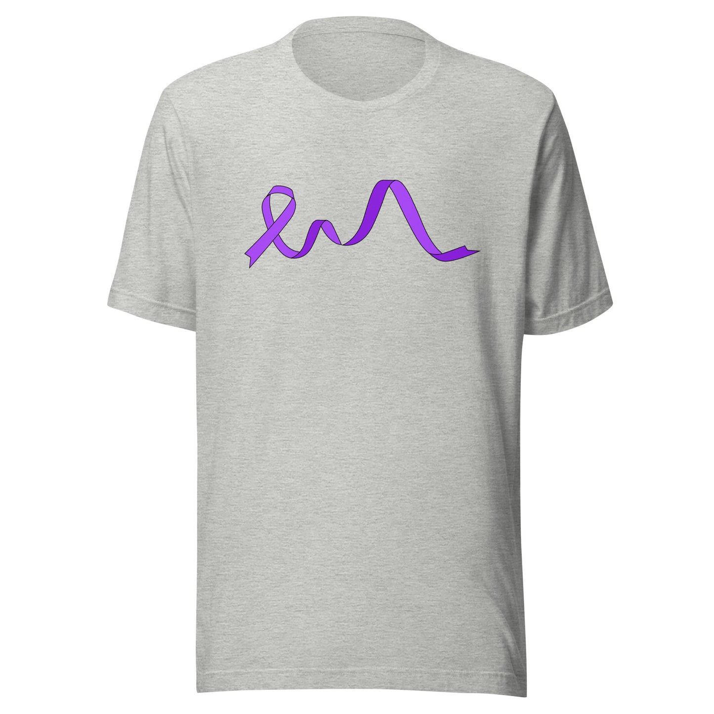 Violet Flowing Ribbon
