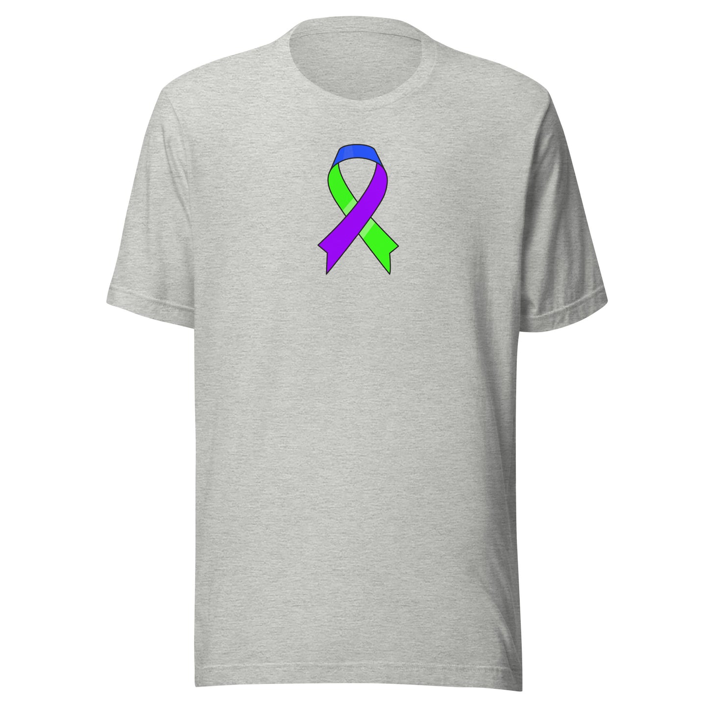 Blue Green and Purple Ribbon