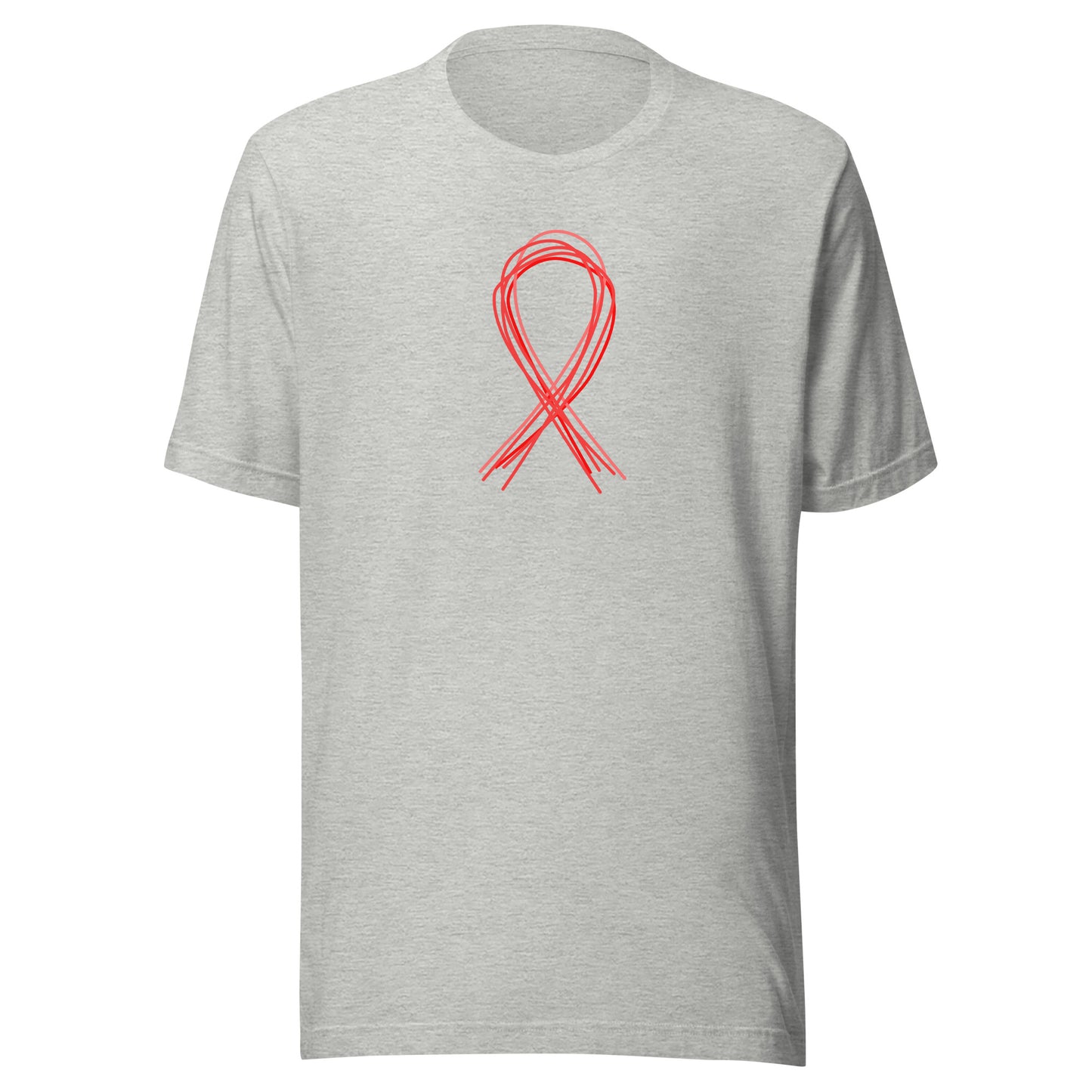 Red 5 Lines Ribbon