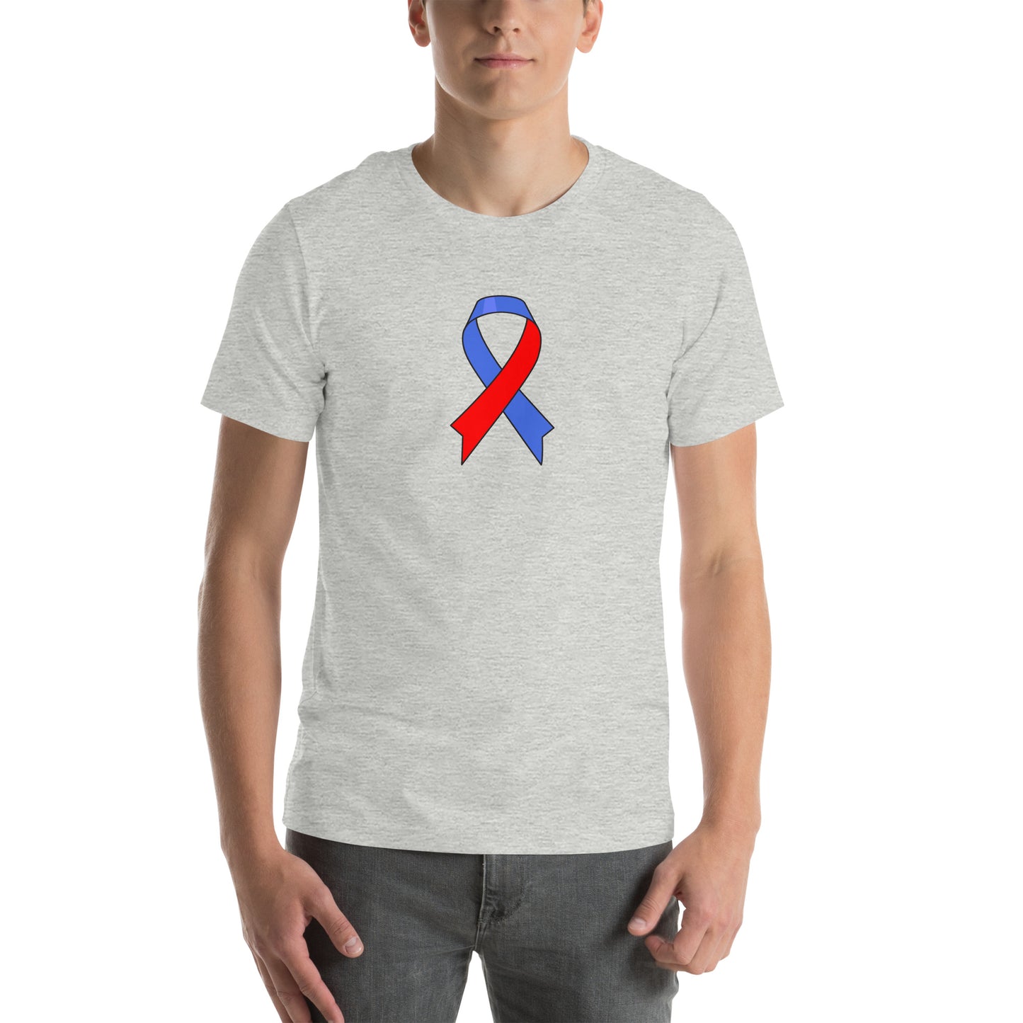 Blue and Red Ribbon