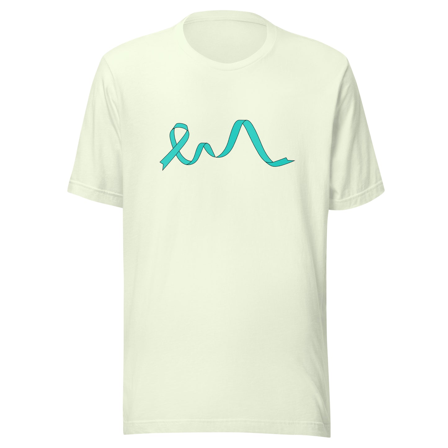 Turquoise Flowing Ribbon