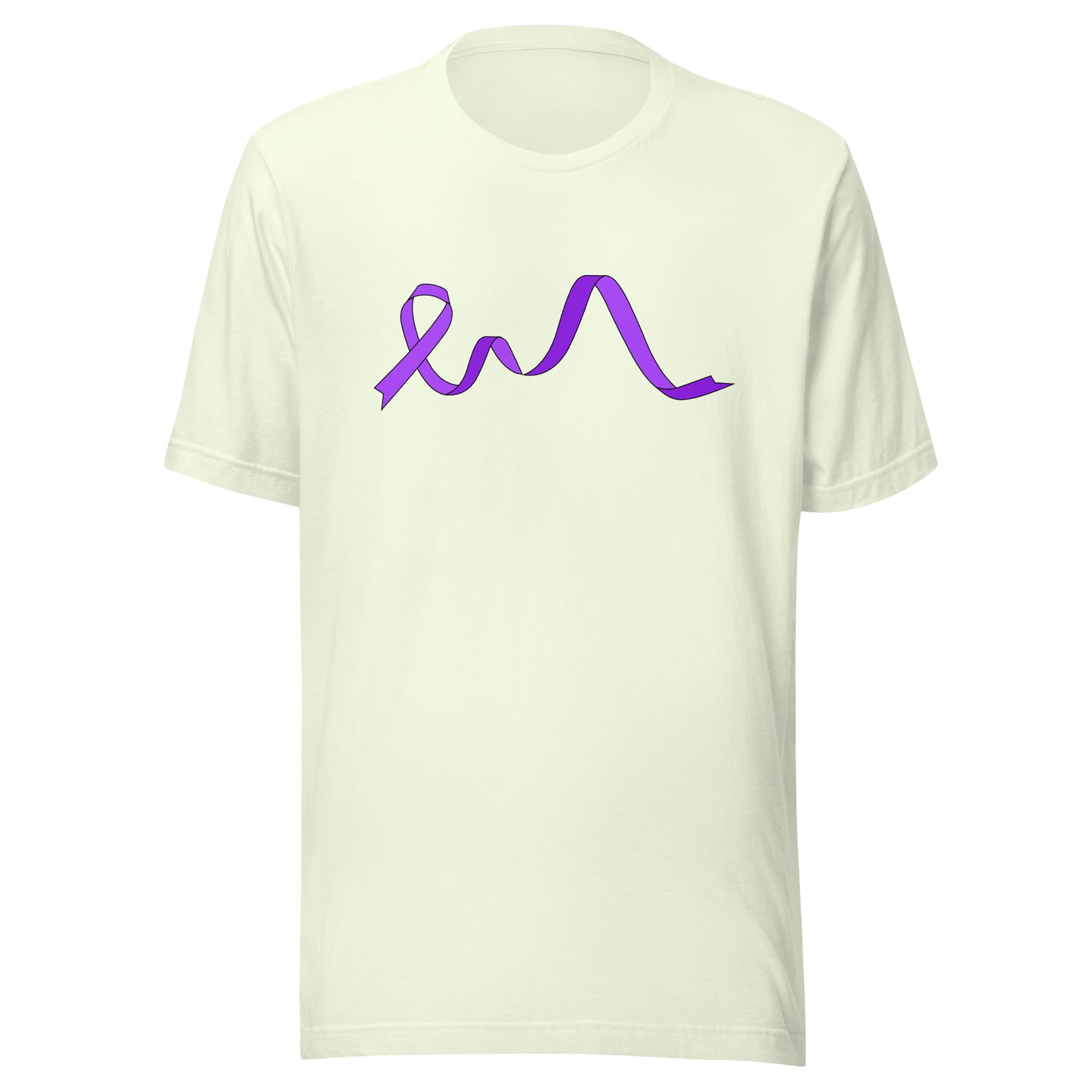 Violet Flowing Ribbon