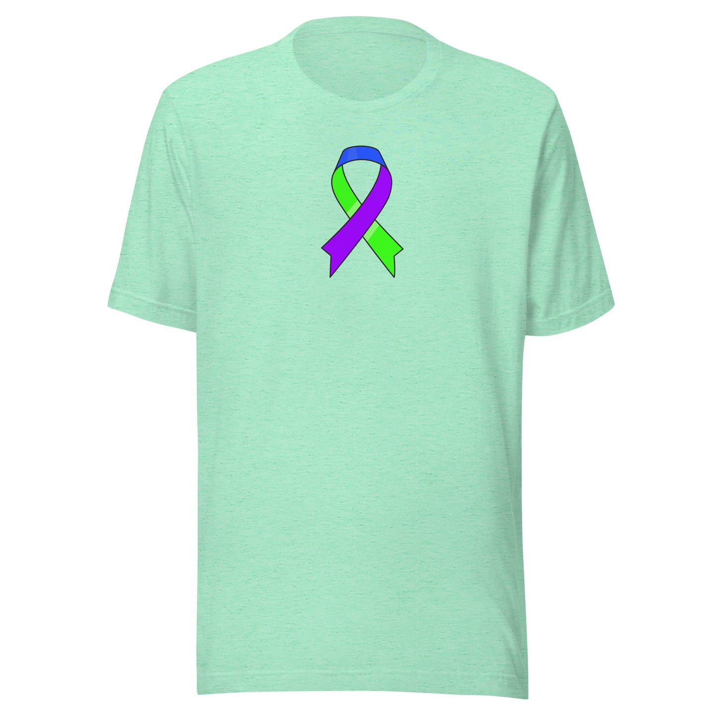 Blue Green and Purple Ribbon