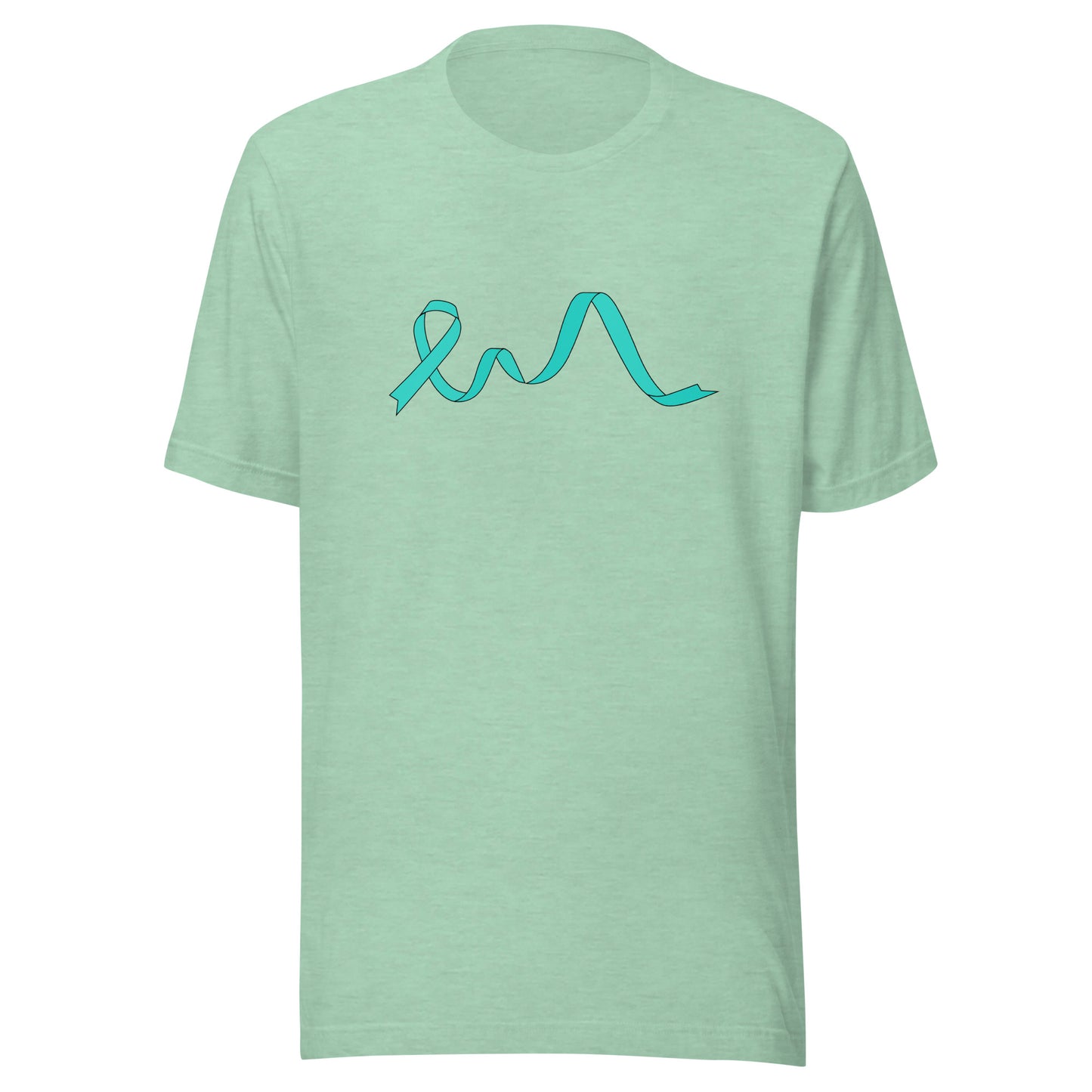 Turquoise Flowing Ribbon