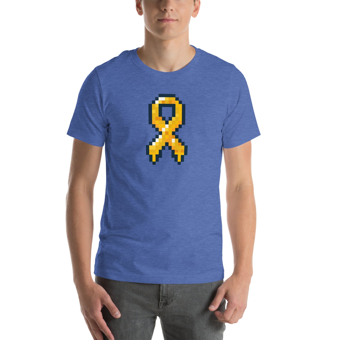 Amber Pixel Ribbon