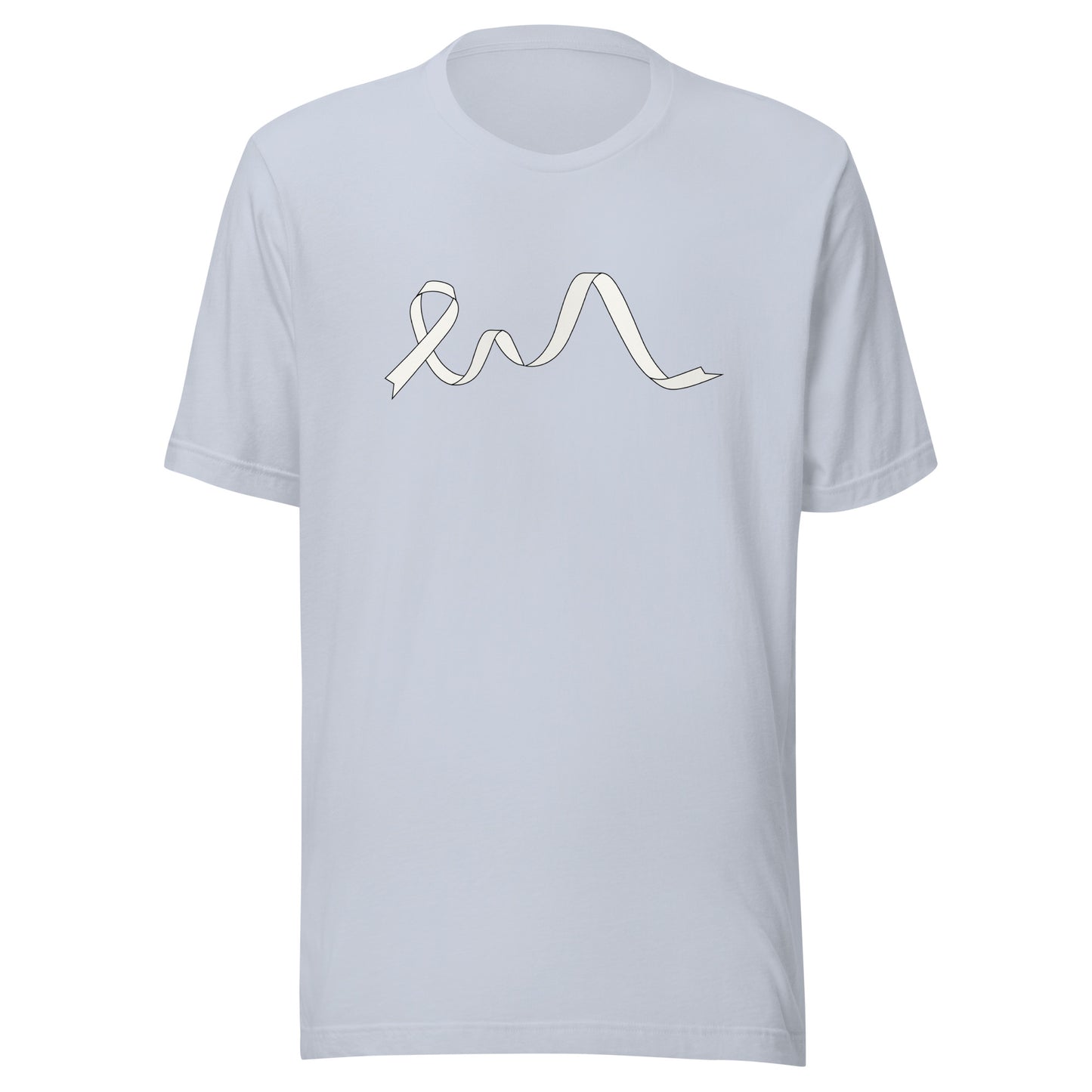 White Flowing Ribbon