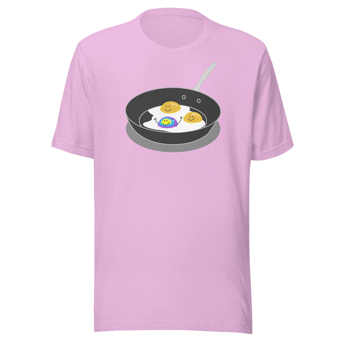 Blue Purple and Yellow Happy Egg