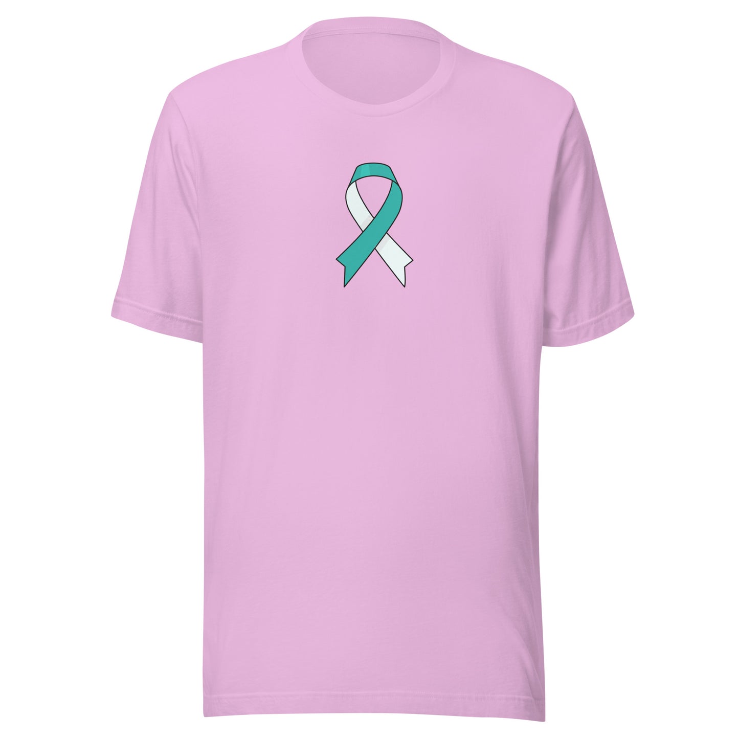 Teal and White Ribbon