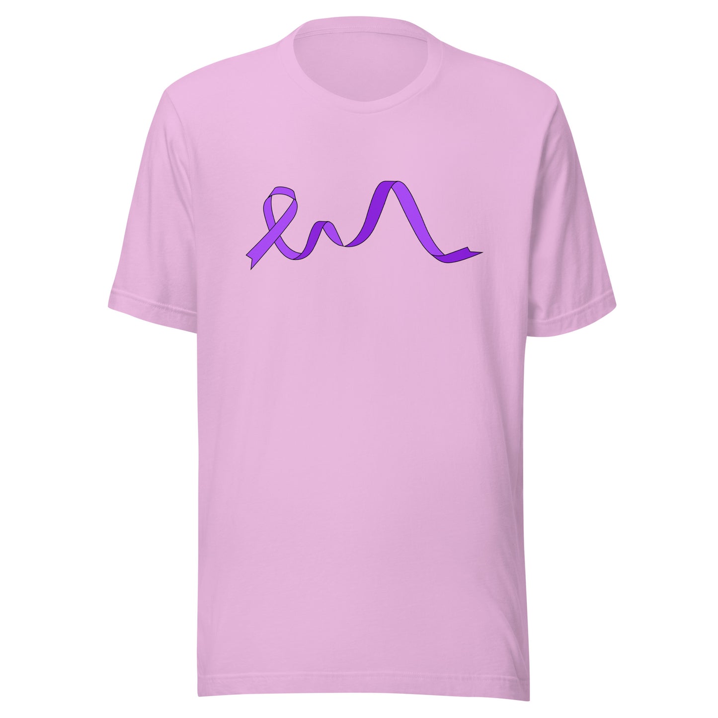 Violet Flowing Ribbon