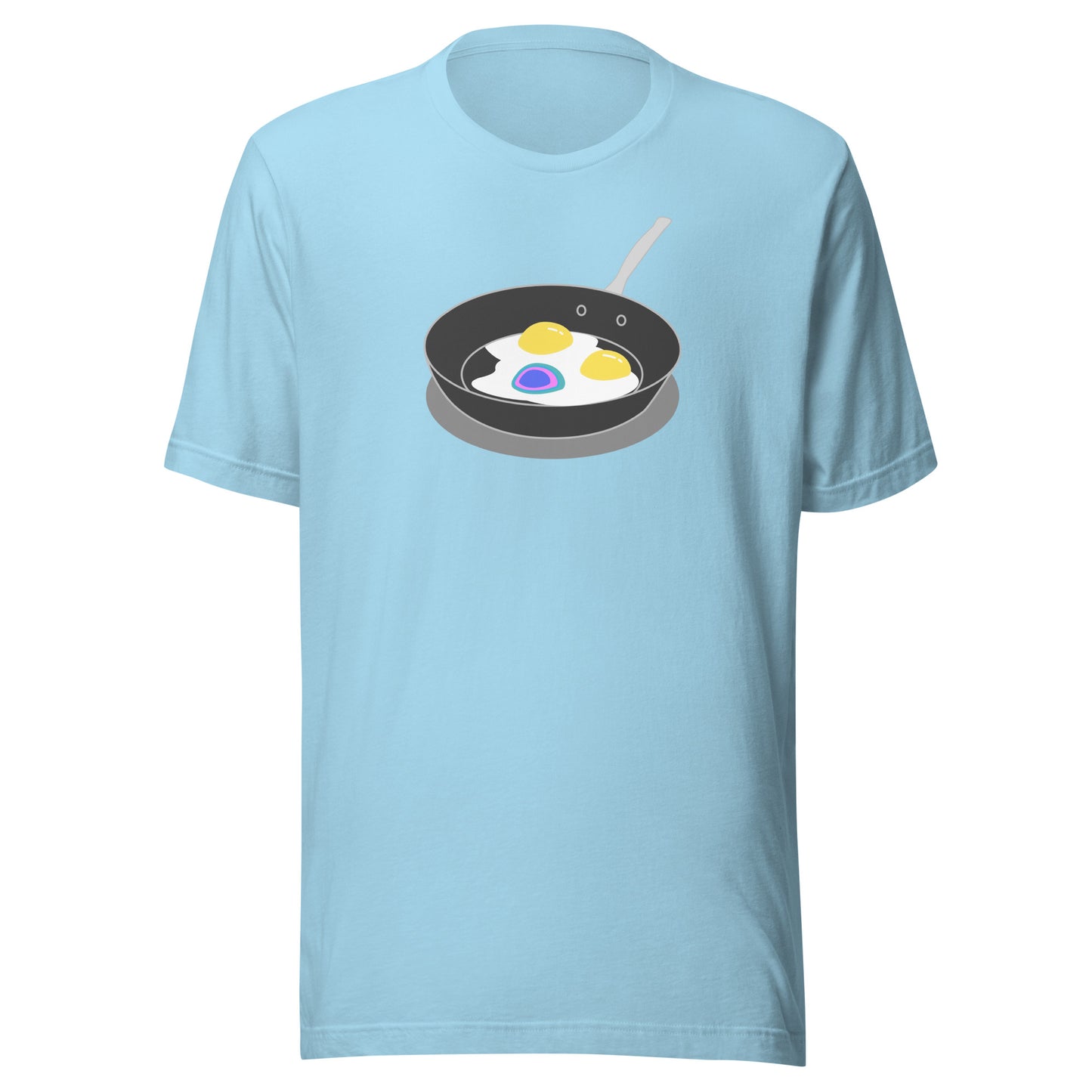 Blue Pink and Teal Egg Yolk