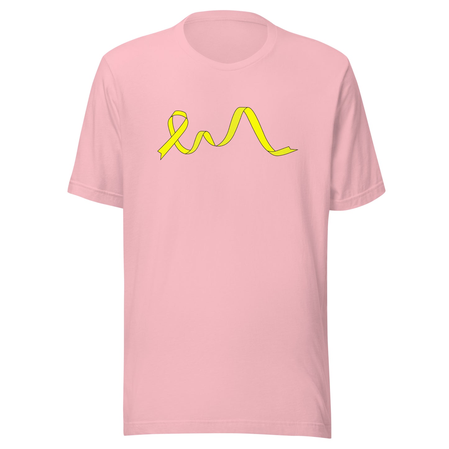 Yellow Flowing Ribbon