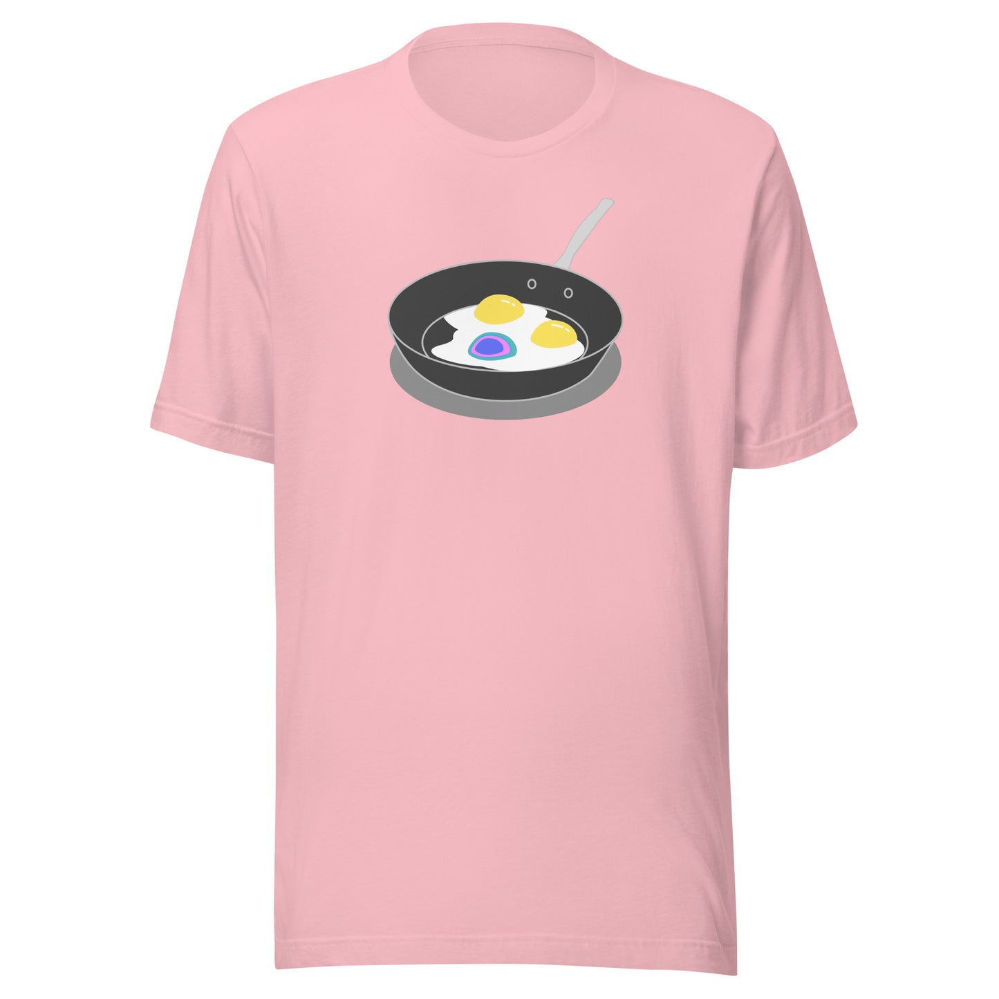 Blue Pink and Teal Egg Yolk