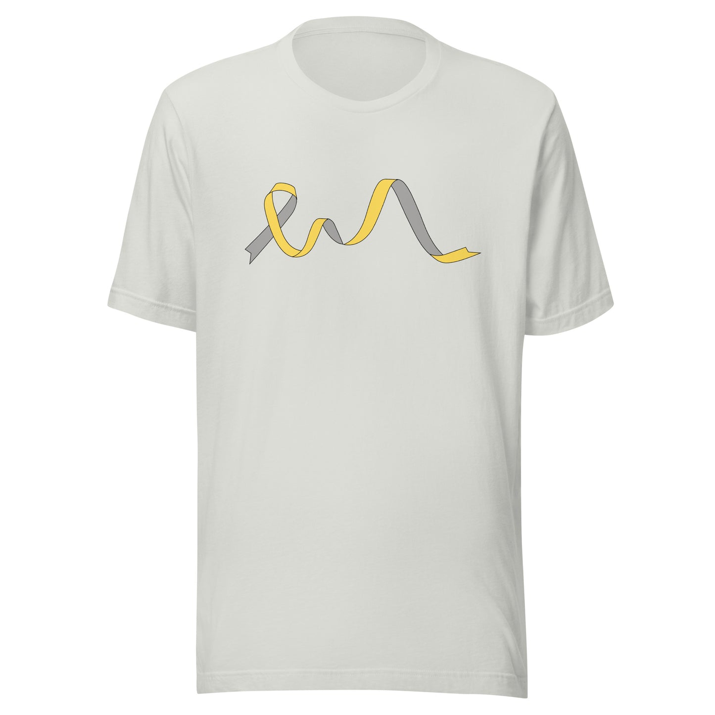 Gold and Silver Flowing Ribbon
