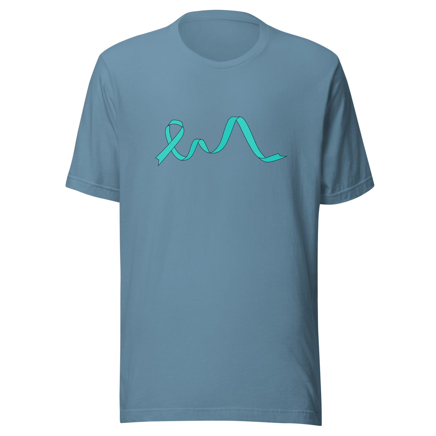 Turquoise Flowing Ribbon