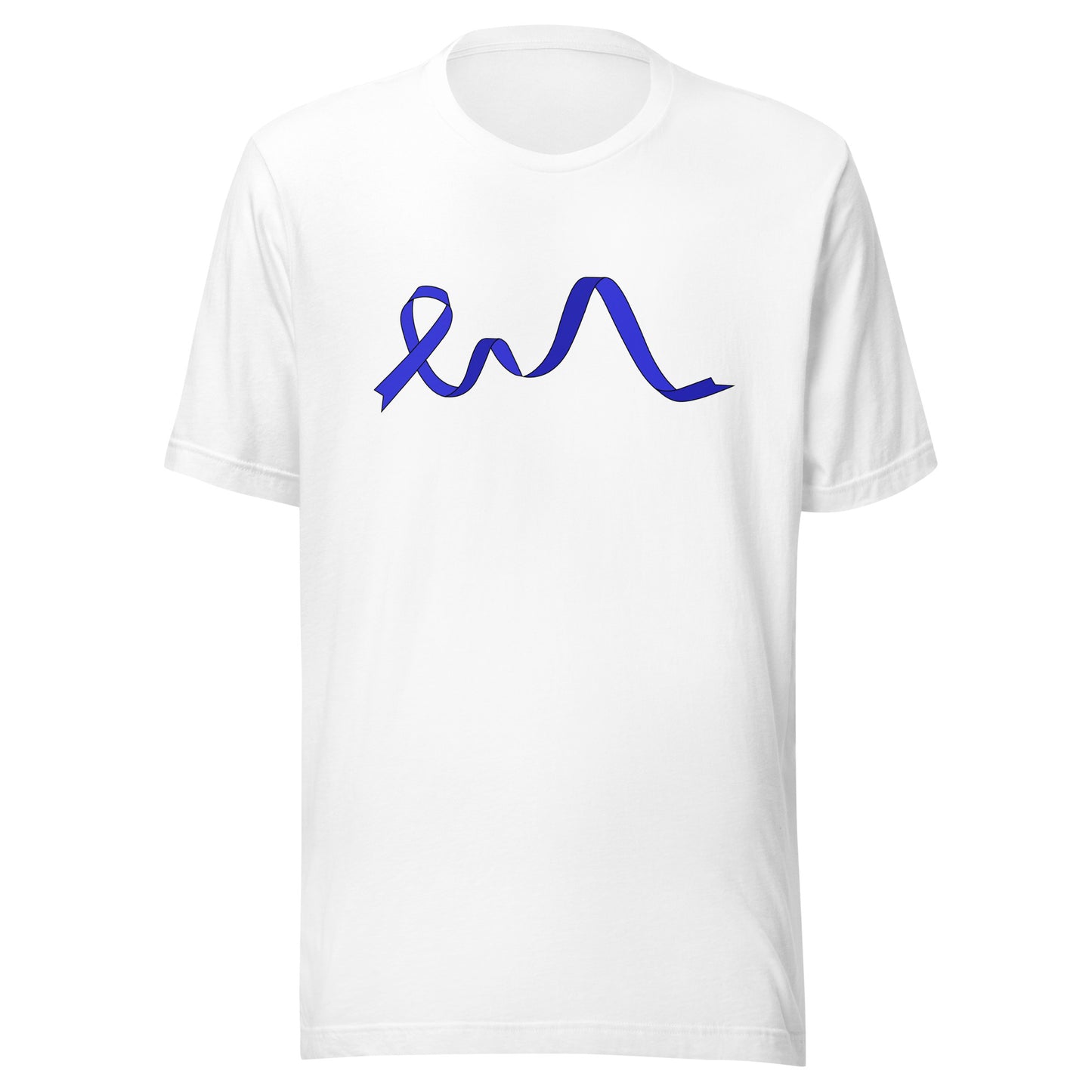 Dark Blue Flowing Ribbon