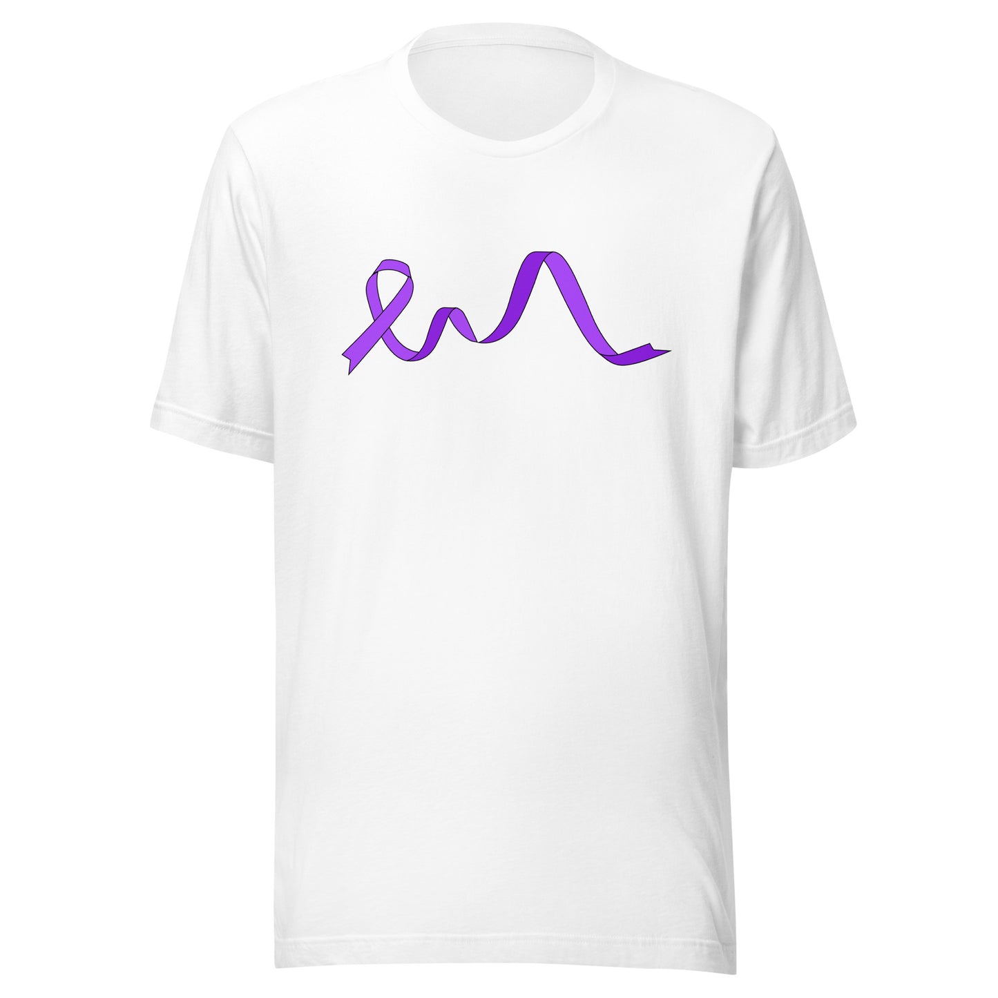 Violet Flowing Ribbon