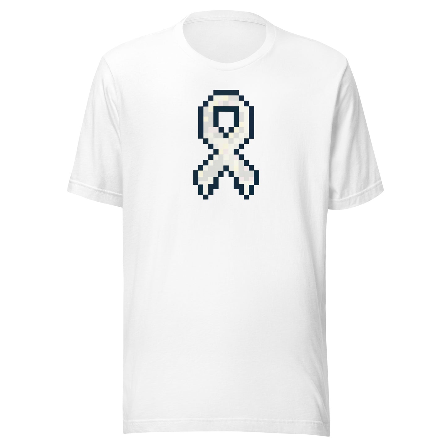 White Pixel Ribbon