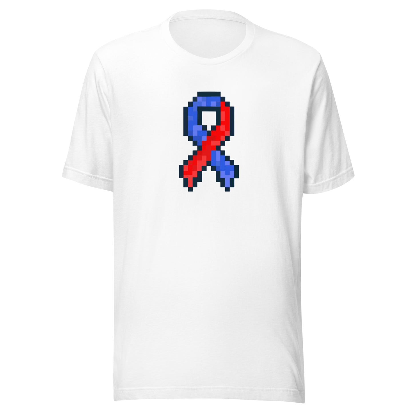 Blue and Red Pixel RIbbon