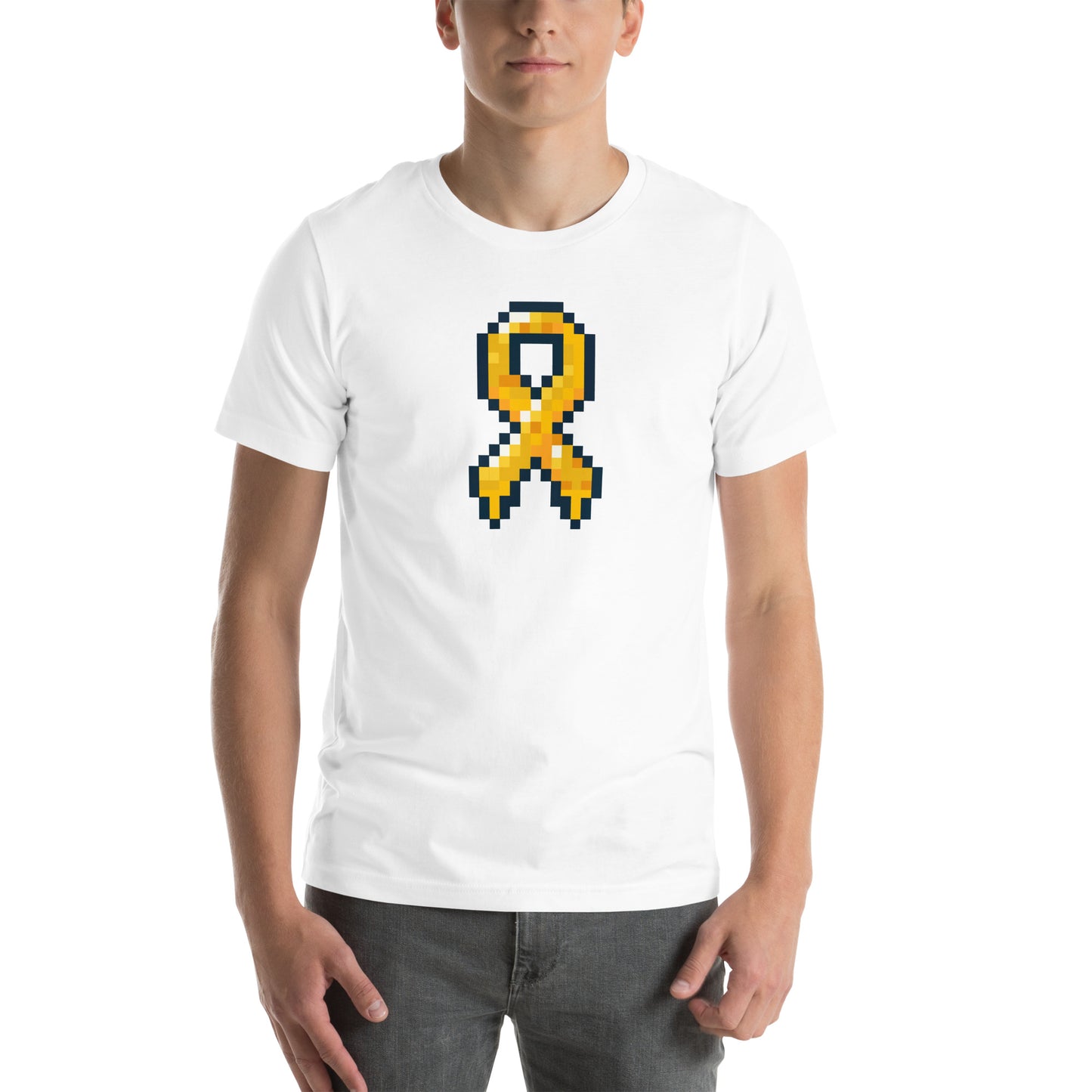Amber Pixel Ribbon