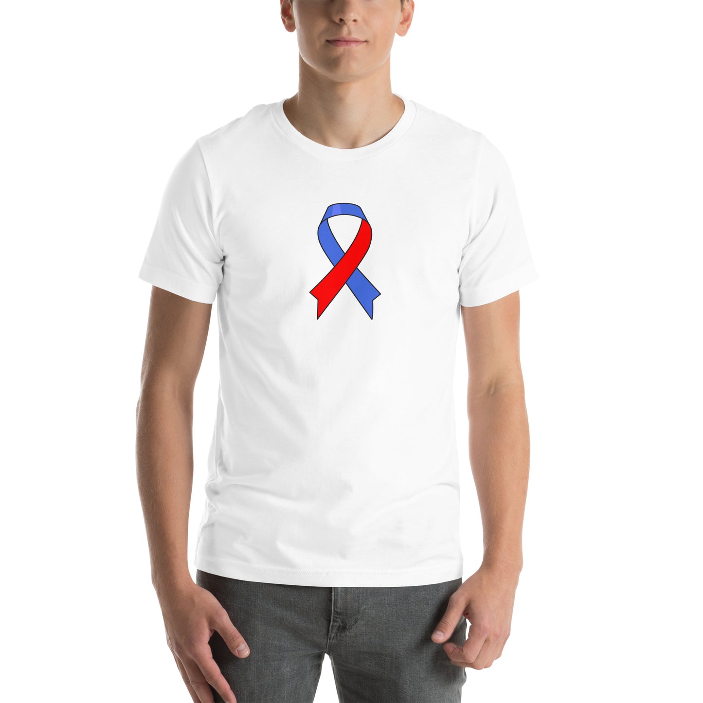Blue and Red Ribbon