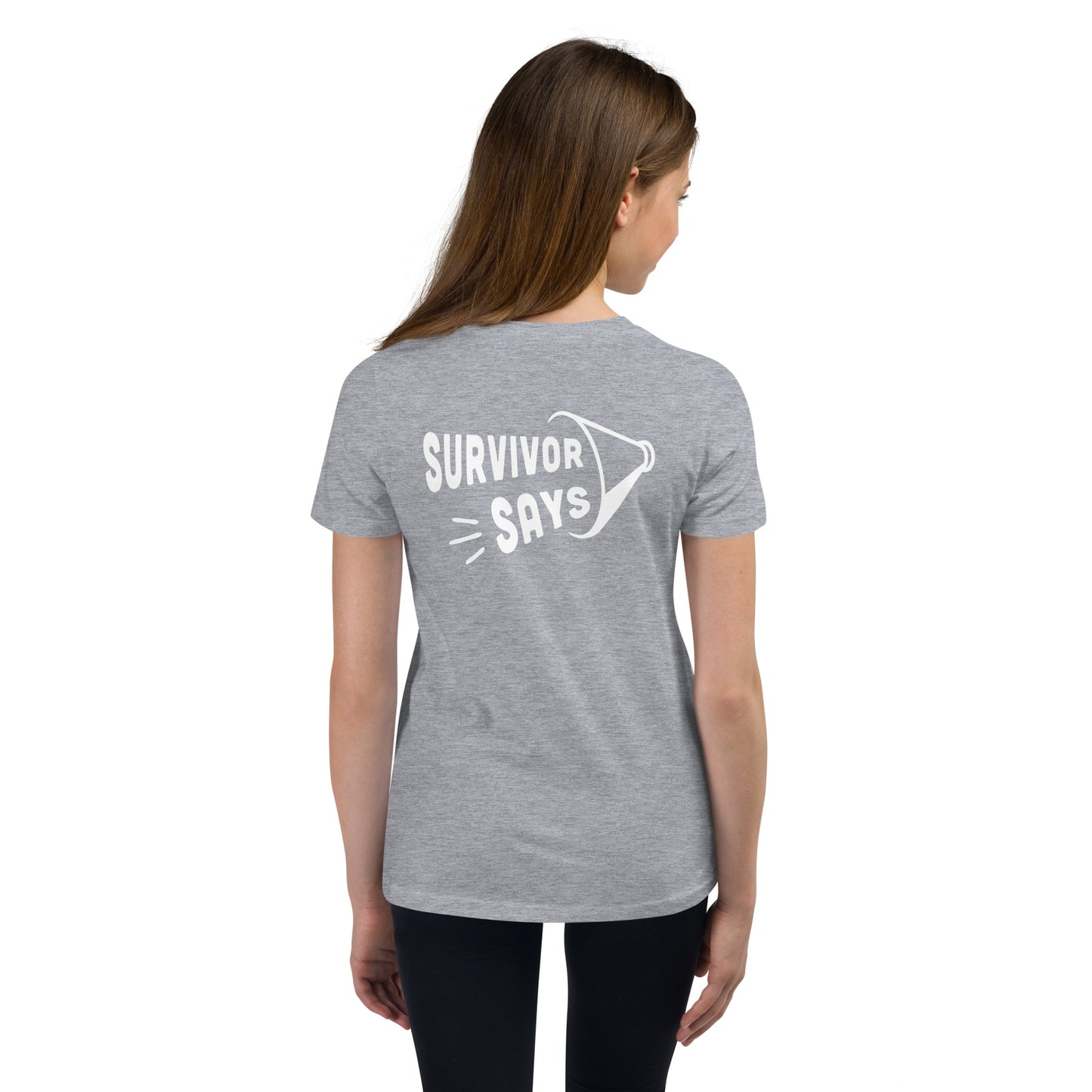 White Flowing Ribbon Youth
