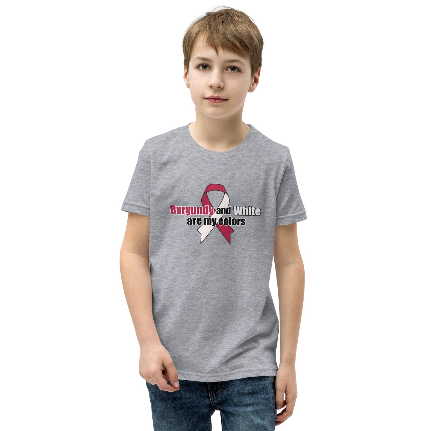 Burgundy and White are my colors Youth