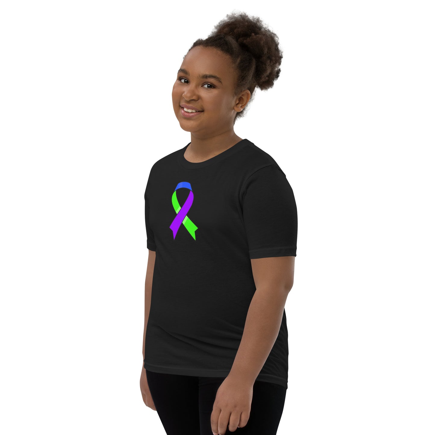 Blue Green and Purple Ribbon Youth