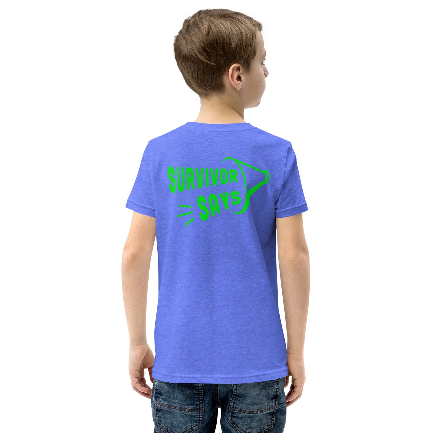 Lime Green Flowing Ribbon Youth