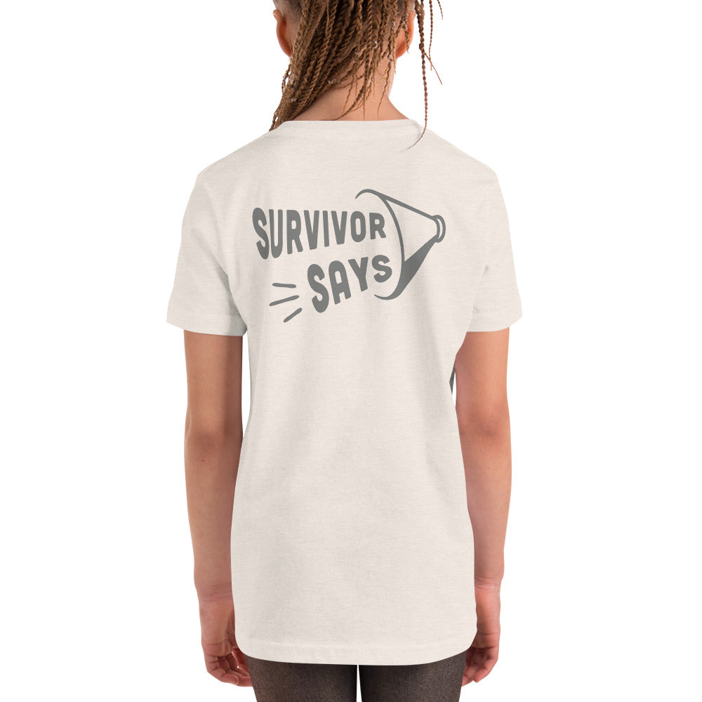 Gray Flowing Ribbon Youth