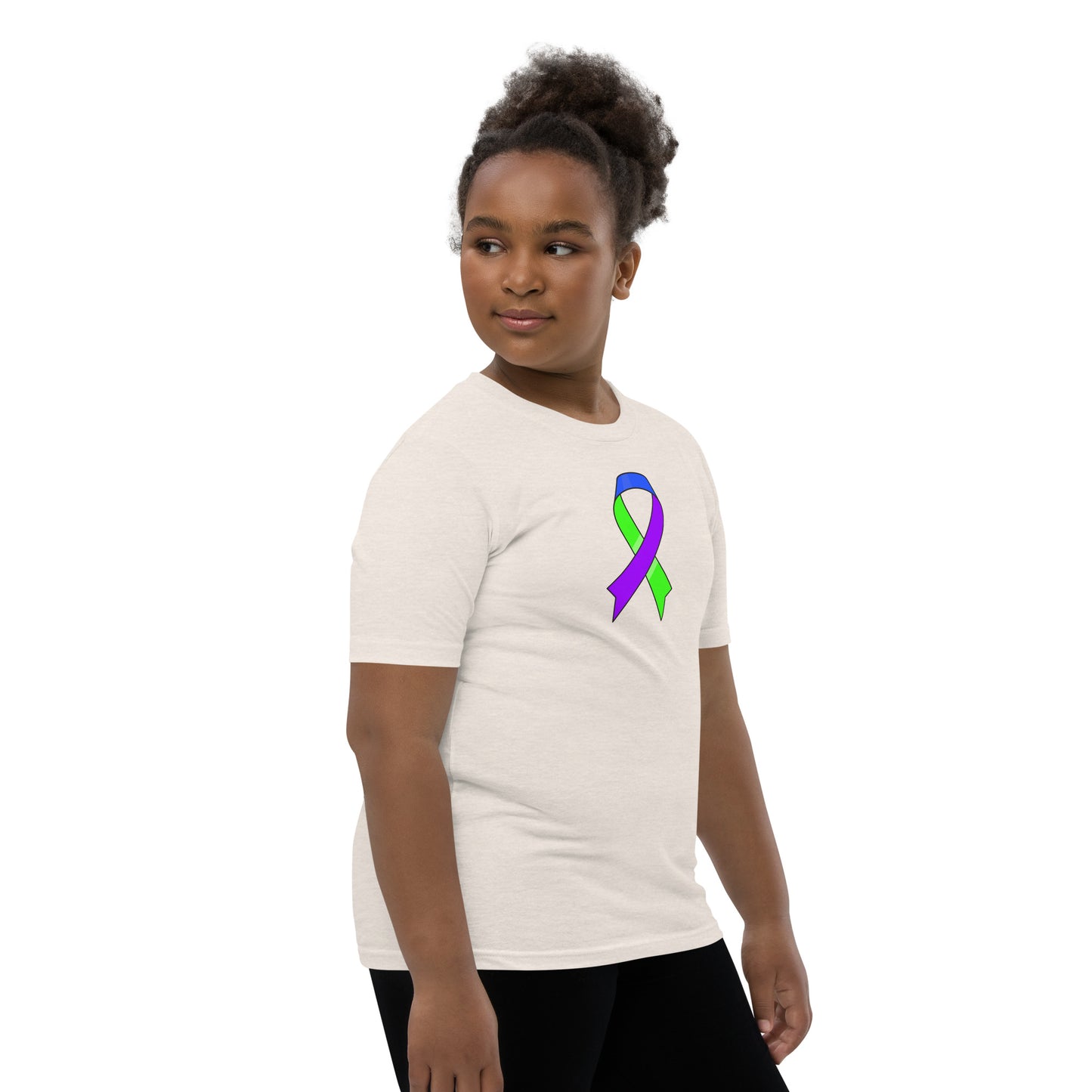 Blue Green and Purple Ribbon Youth
