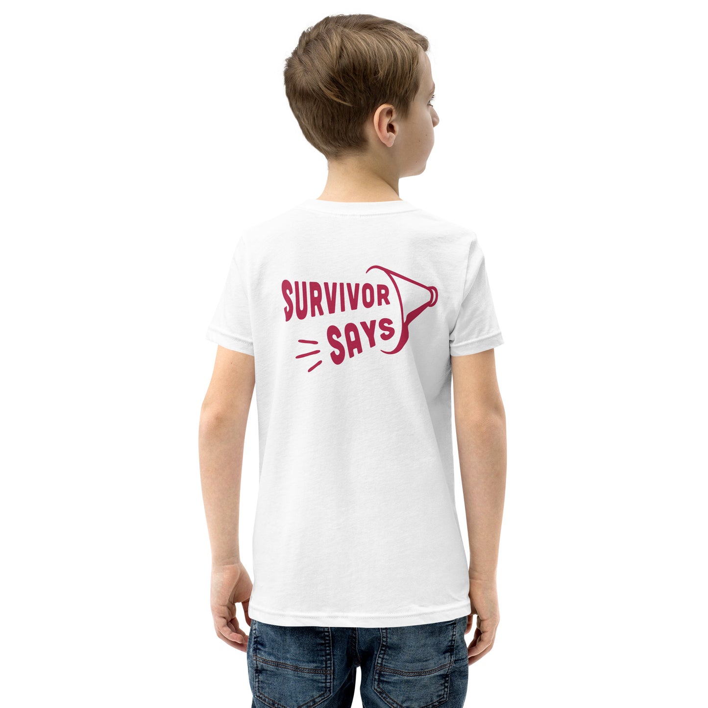 Burgundy and White Happy Egg Yolk Youth
