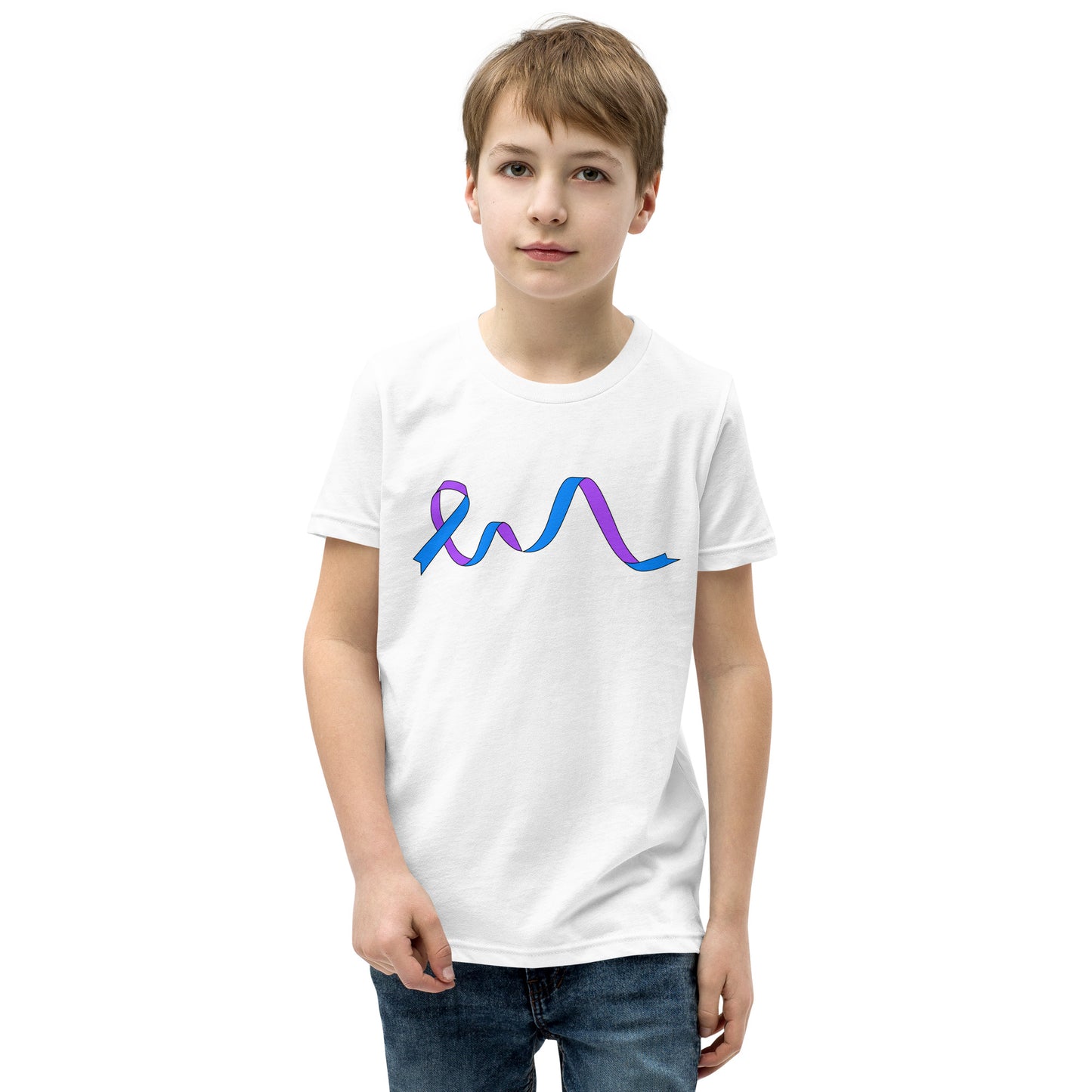 Blue and Purple Flowing Ribbon Youth