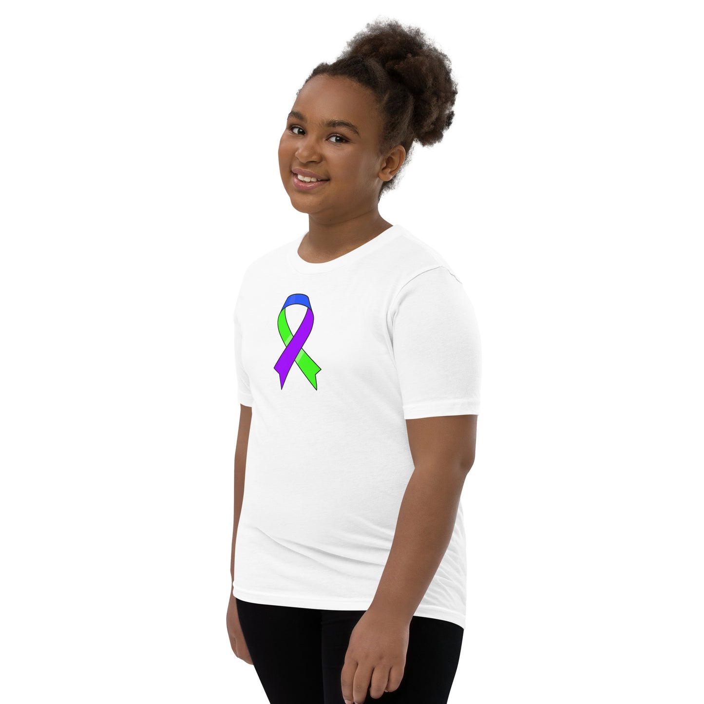 Blue Green and Purple Ribbon Youth