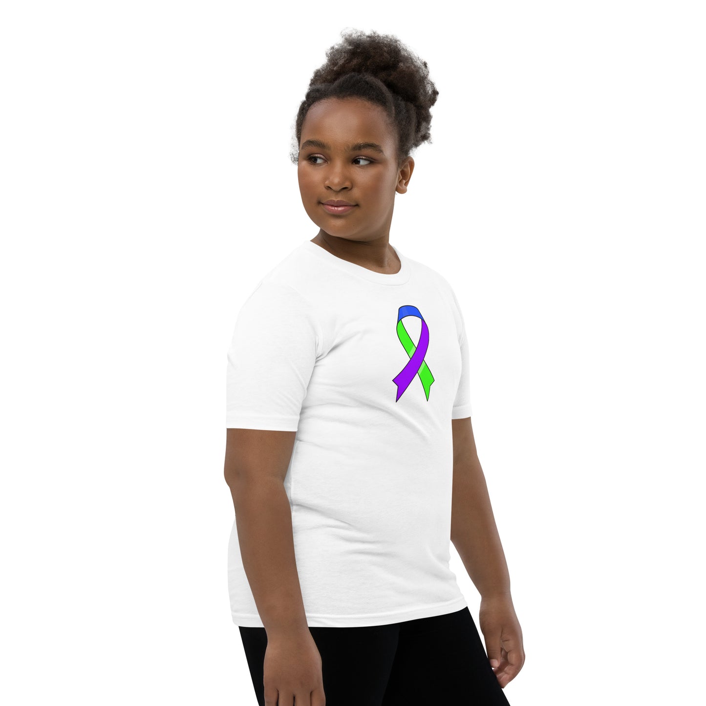 Blue Green and Purple Ribbon Youth