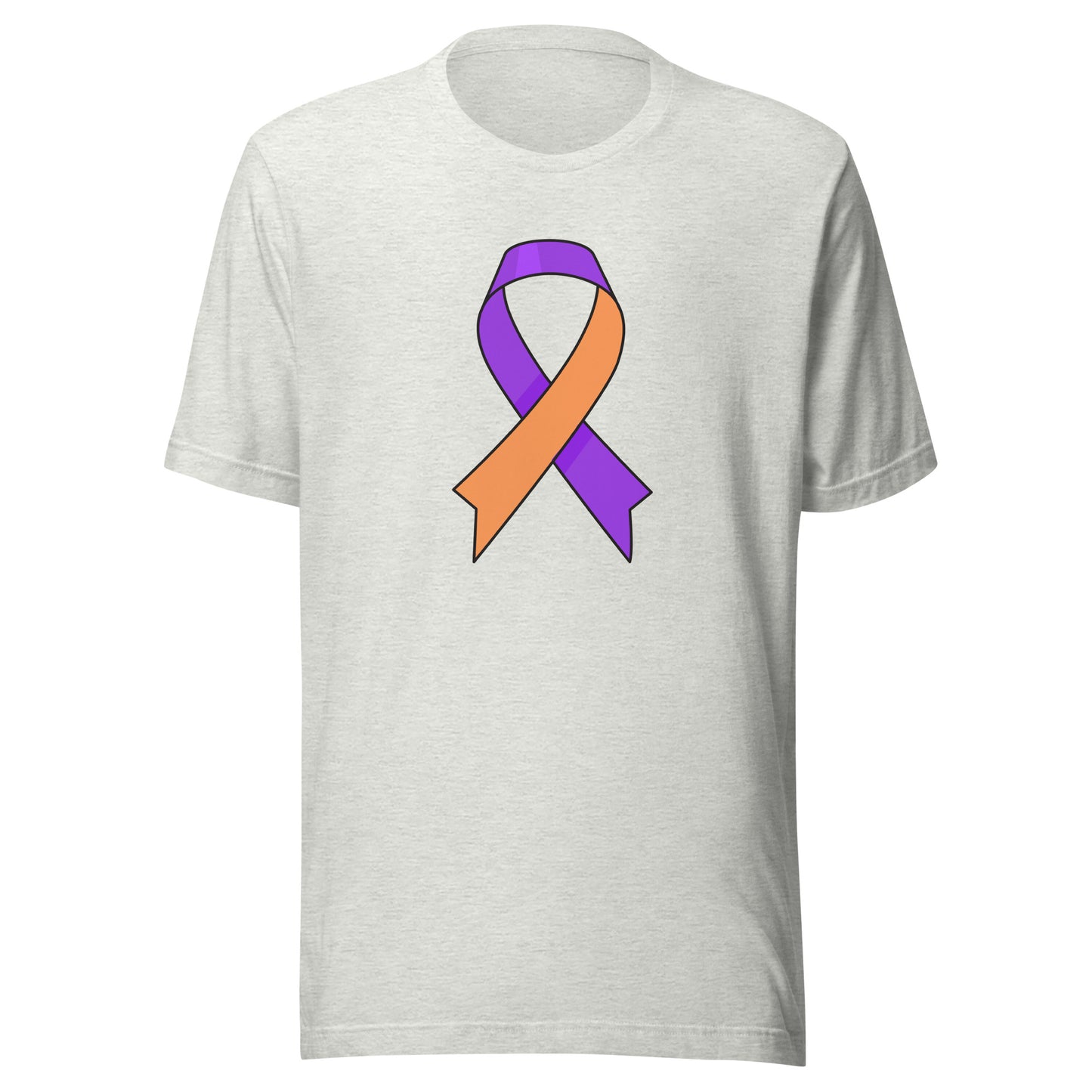 Big Purple and Orange Ribbon