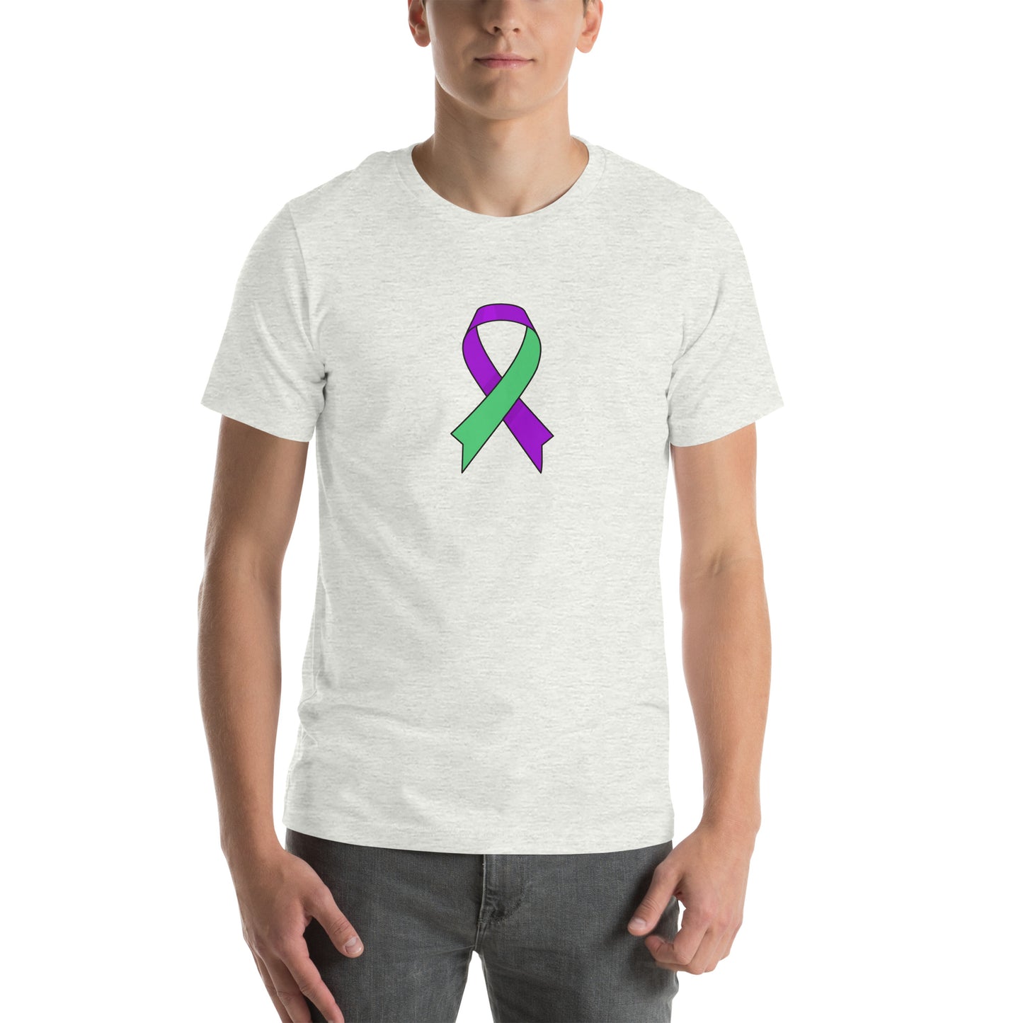 Green and Purple Ribbon