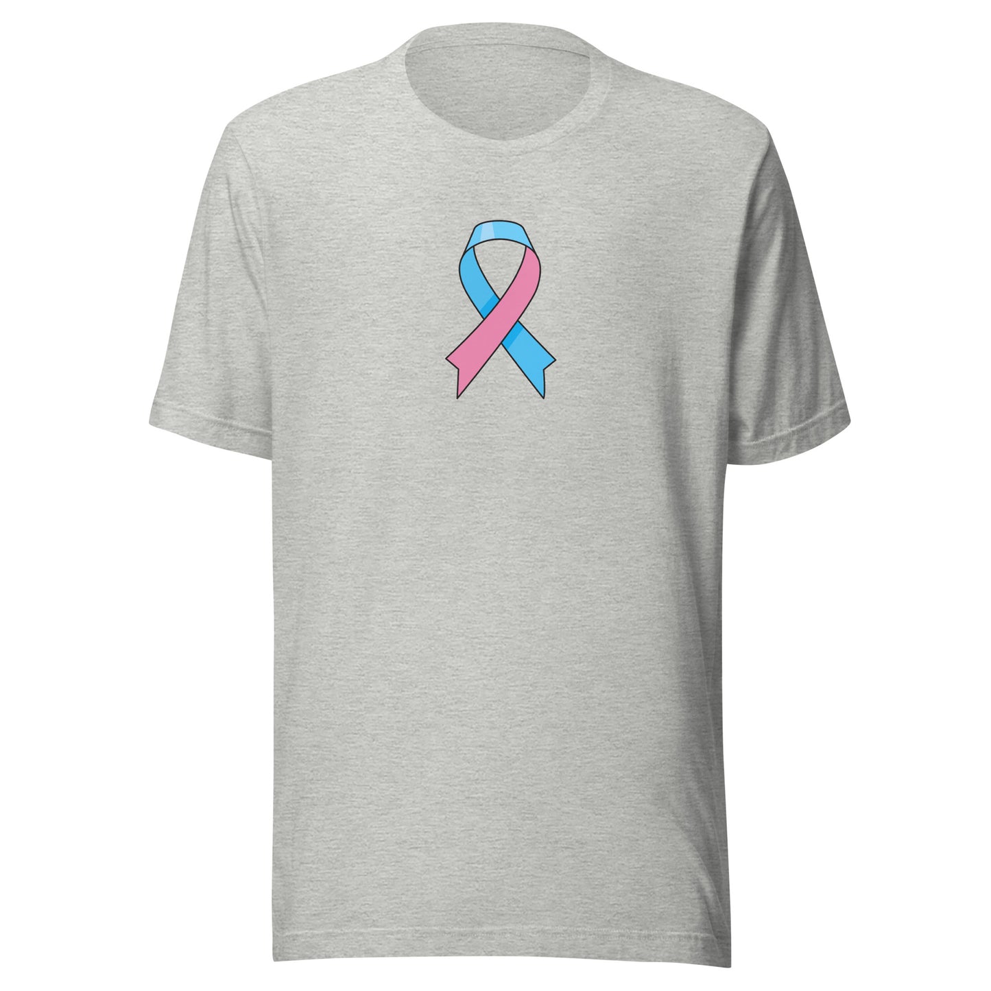 Blue and Pink Ribbon