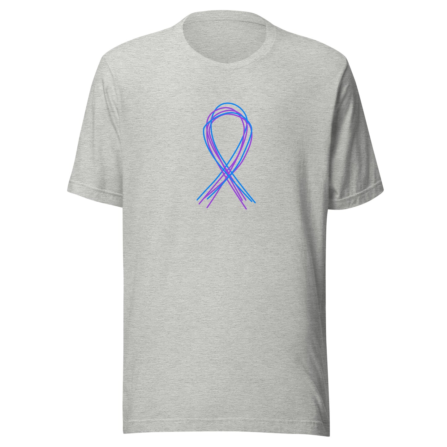 Blue and Purple 5 Lines Ribbon