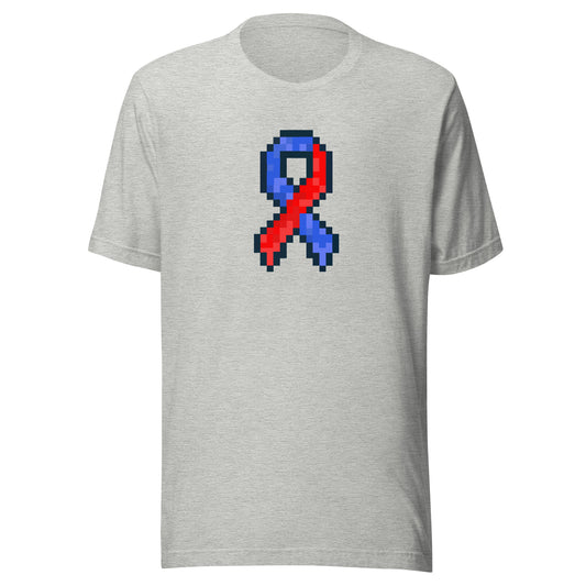 Blue and Red Pixel RIbbon