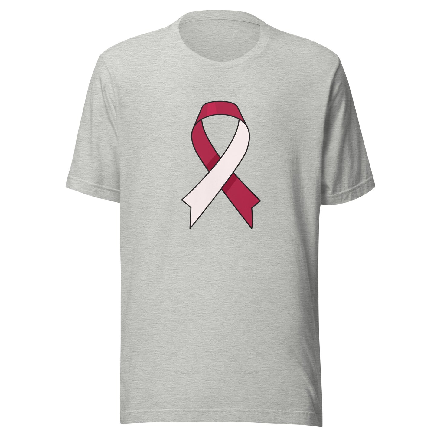 Big Burgundy and White Ribbon