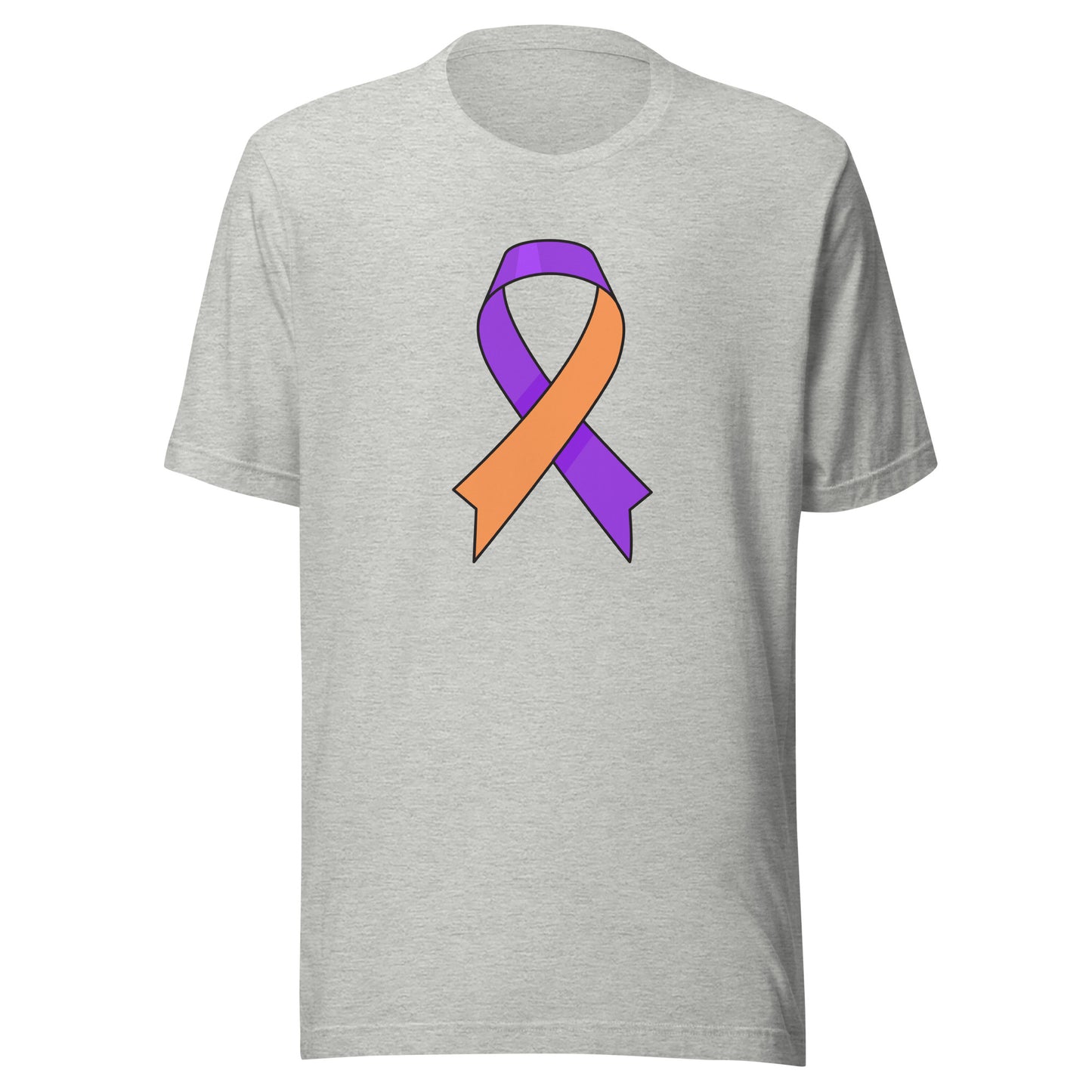 Big Purple and Orange Ribbon