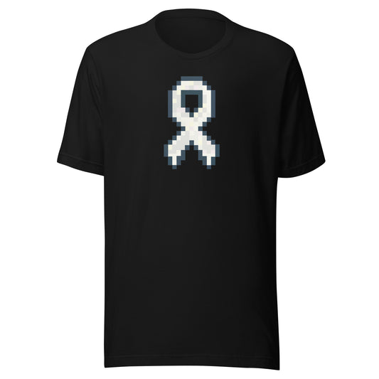 White Pixel Ribbon