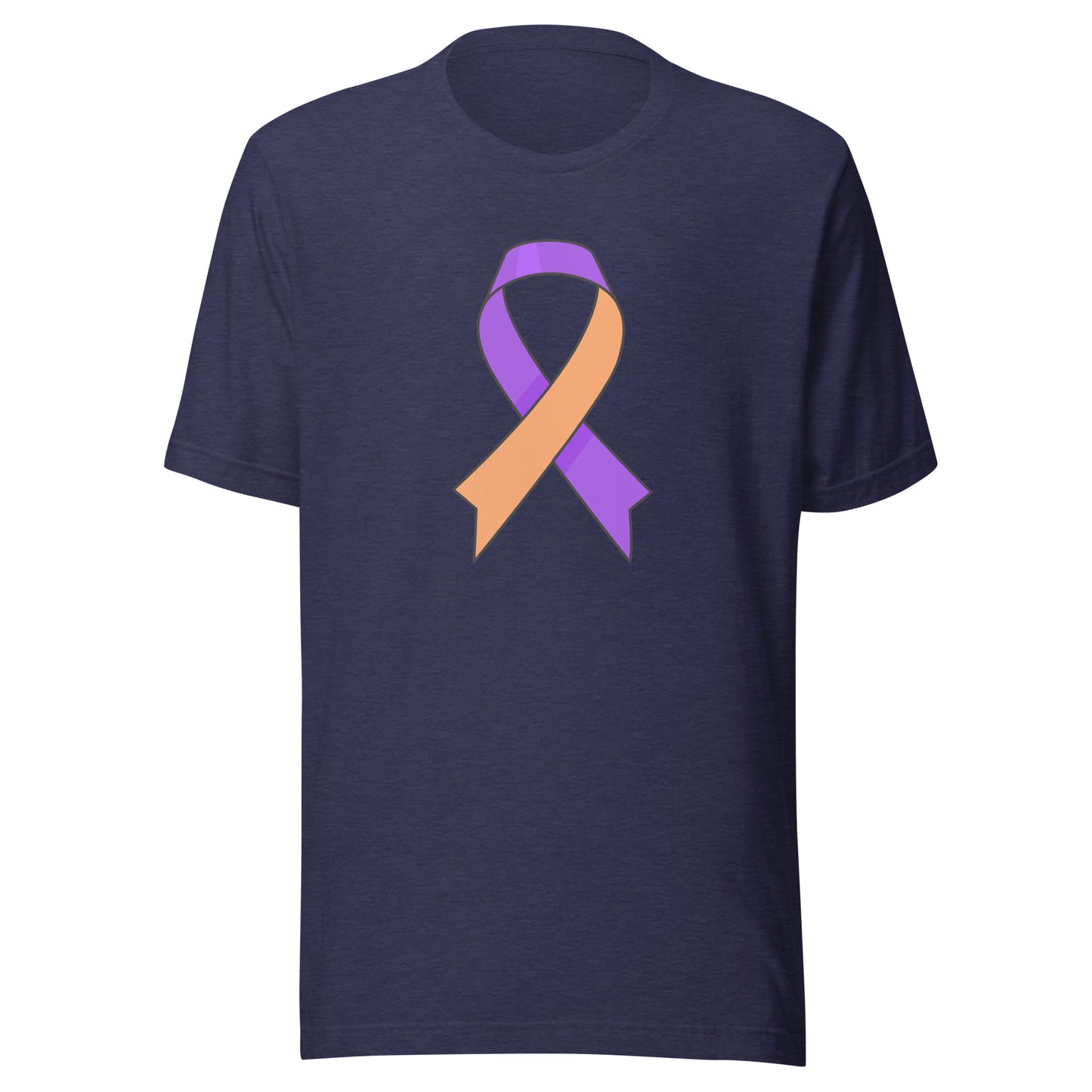 Big Purple and Orange Ribbon