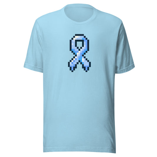 Light Blue Pixel Ribbon