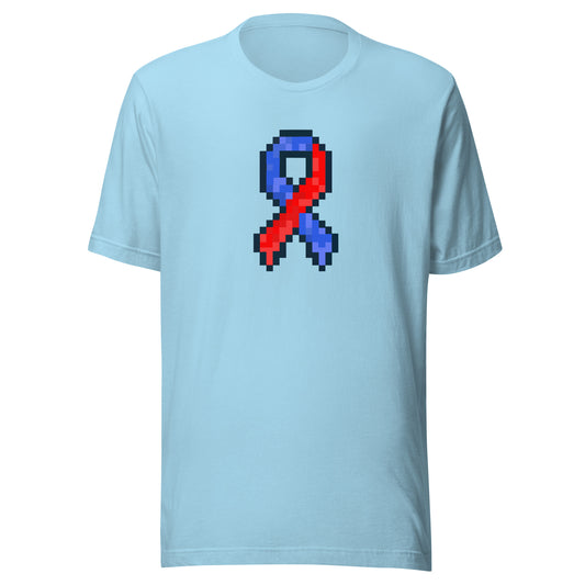 Blue and Red Pixel RIbbon