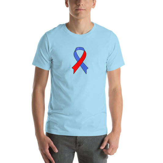 Blue and Red Ribbon