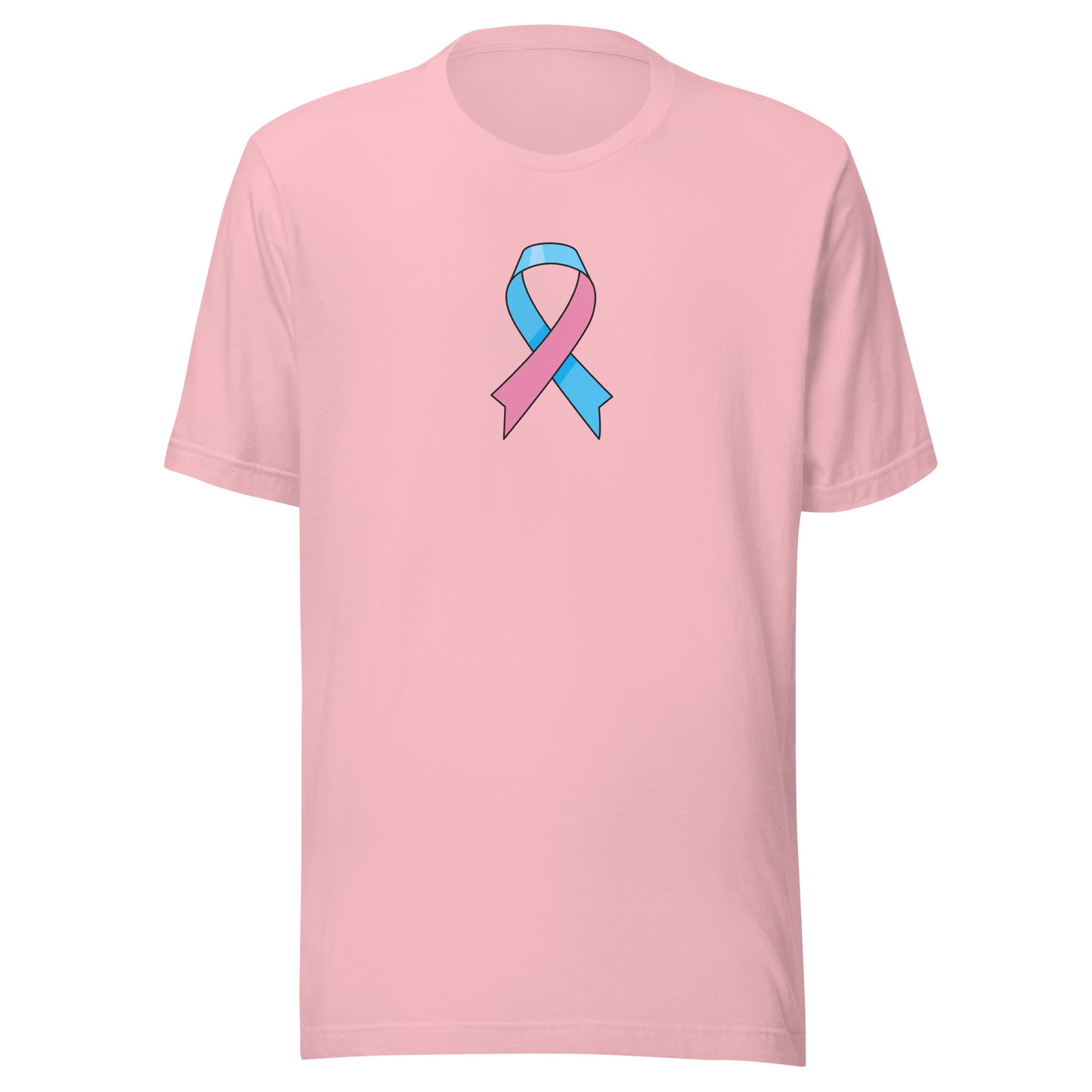 Blue and Pink Ribbon